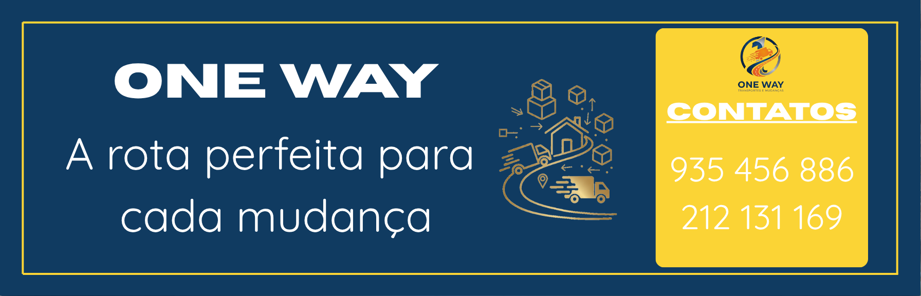 Banner Principal - OneWay Mudanças
